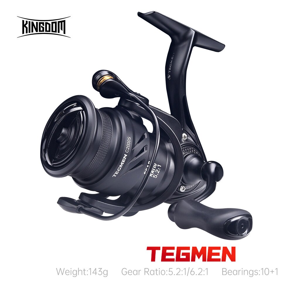 Abu Garcia Reel Revo - Kingdom Tegmen 5.2:1 6.2:1 143g 회전