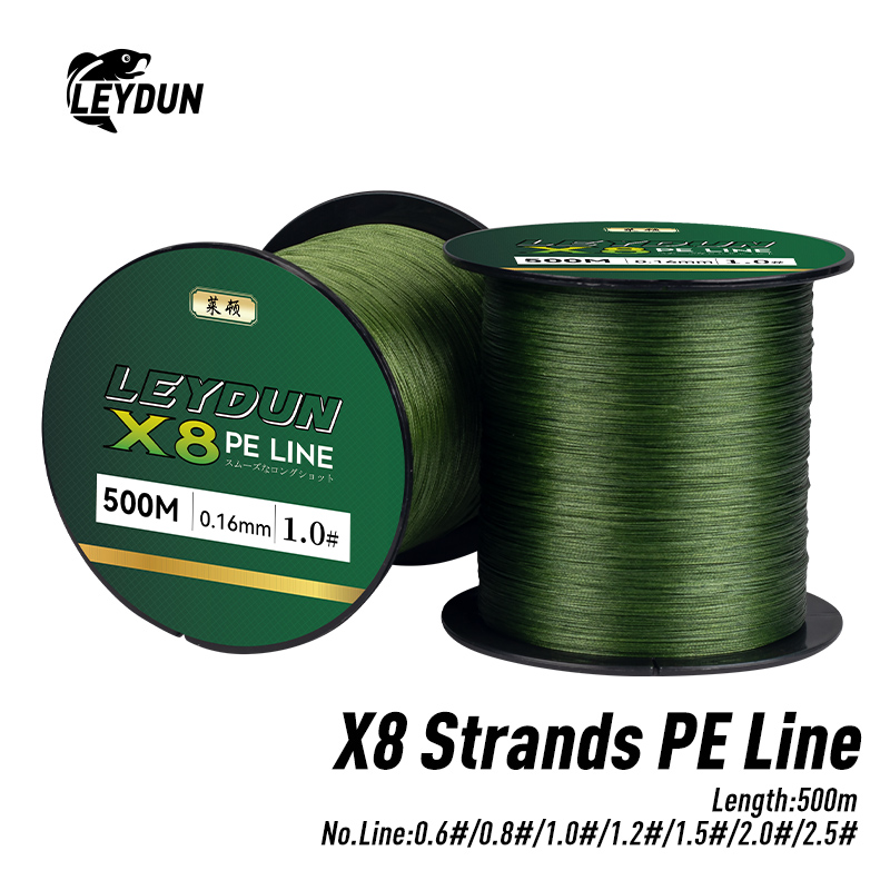 Copolymer Line - 레이던 500m 마이크로 뉴 낚싯줄 8합사