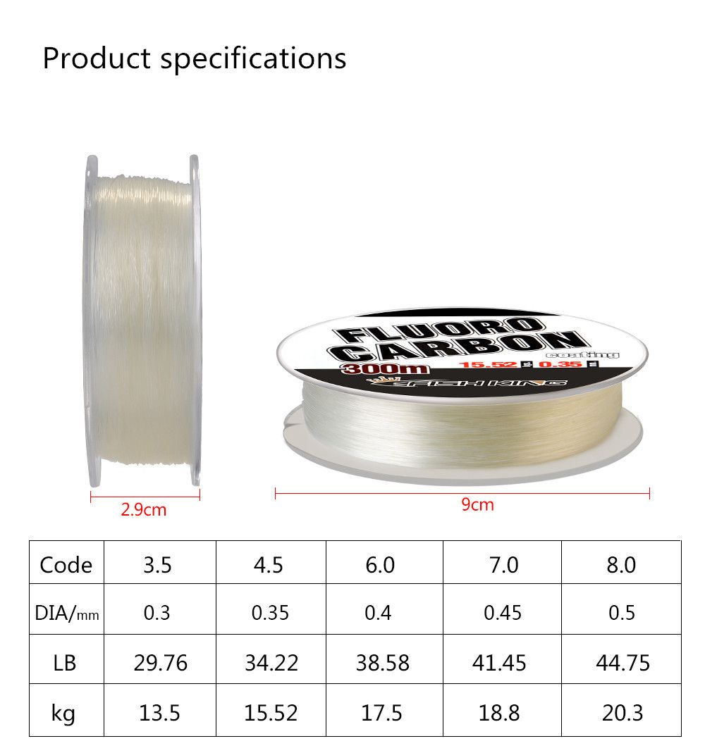 풀탱크 플루오로카본 낚싯줄 300m 0.30mm-0.5 - Fluorocarbon Line 리뷰 및 가격
