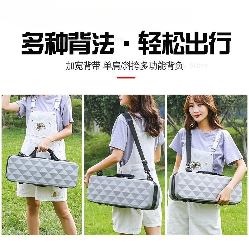 하드 쉘 미니 낚싯대 케이스 |   분해가 필요 없는  - Fishing Line Box 리뷰 및 가격